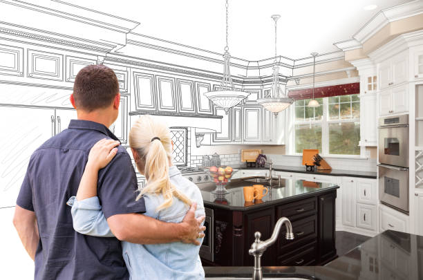 Professional Cabinet Refacing technician working in Fallston, MD
